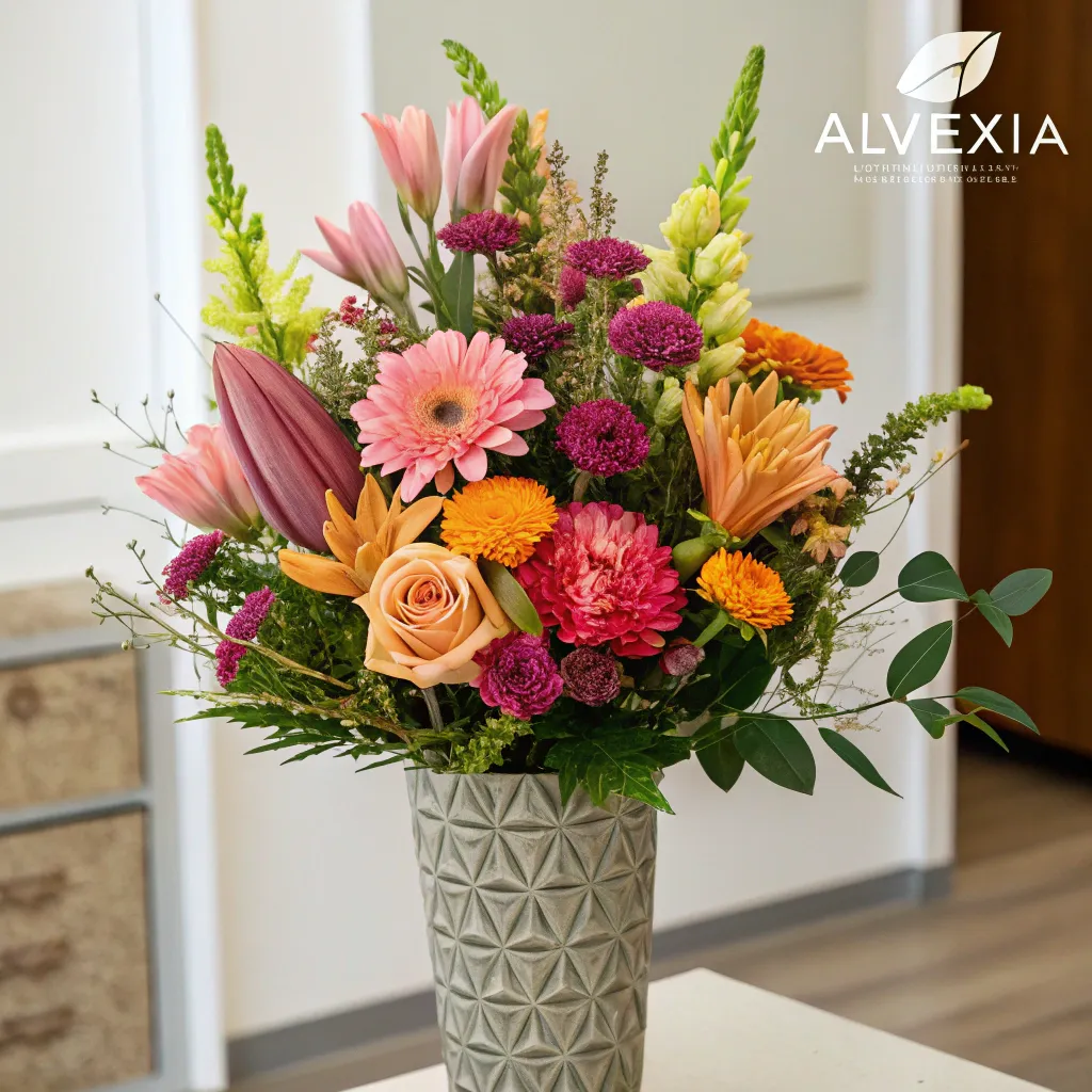 Elegant floral arrangement showcasing AELVEXIA's creativity