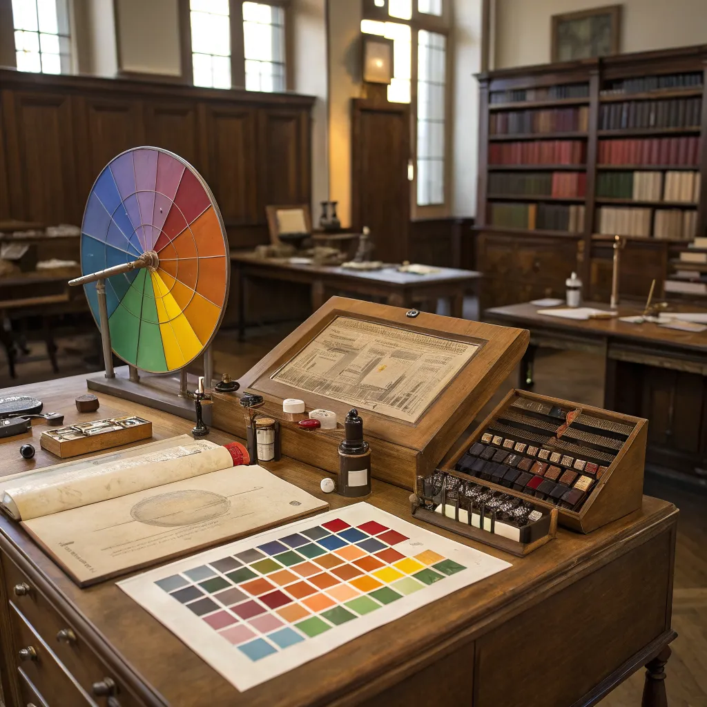 Vintage Color Theory Lab